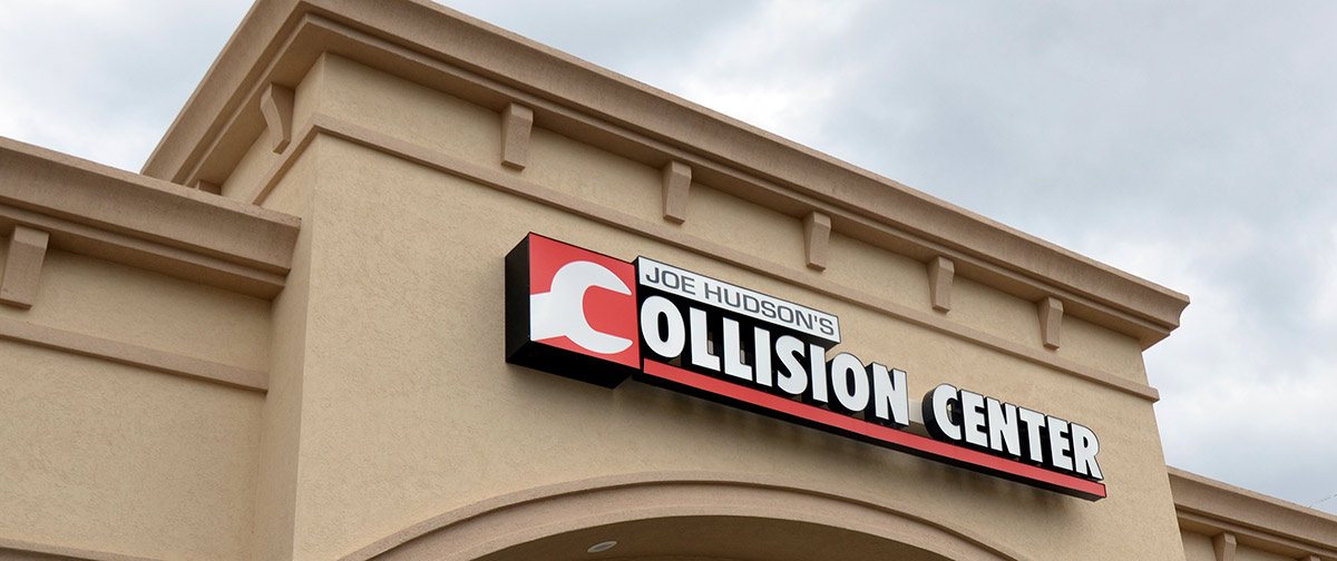 Hudson Collision & Auto Repair Center storefront at 641 Kennedy Blvd, Bayonne, NJ - AAA Approved auto collision and repair facility