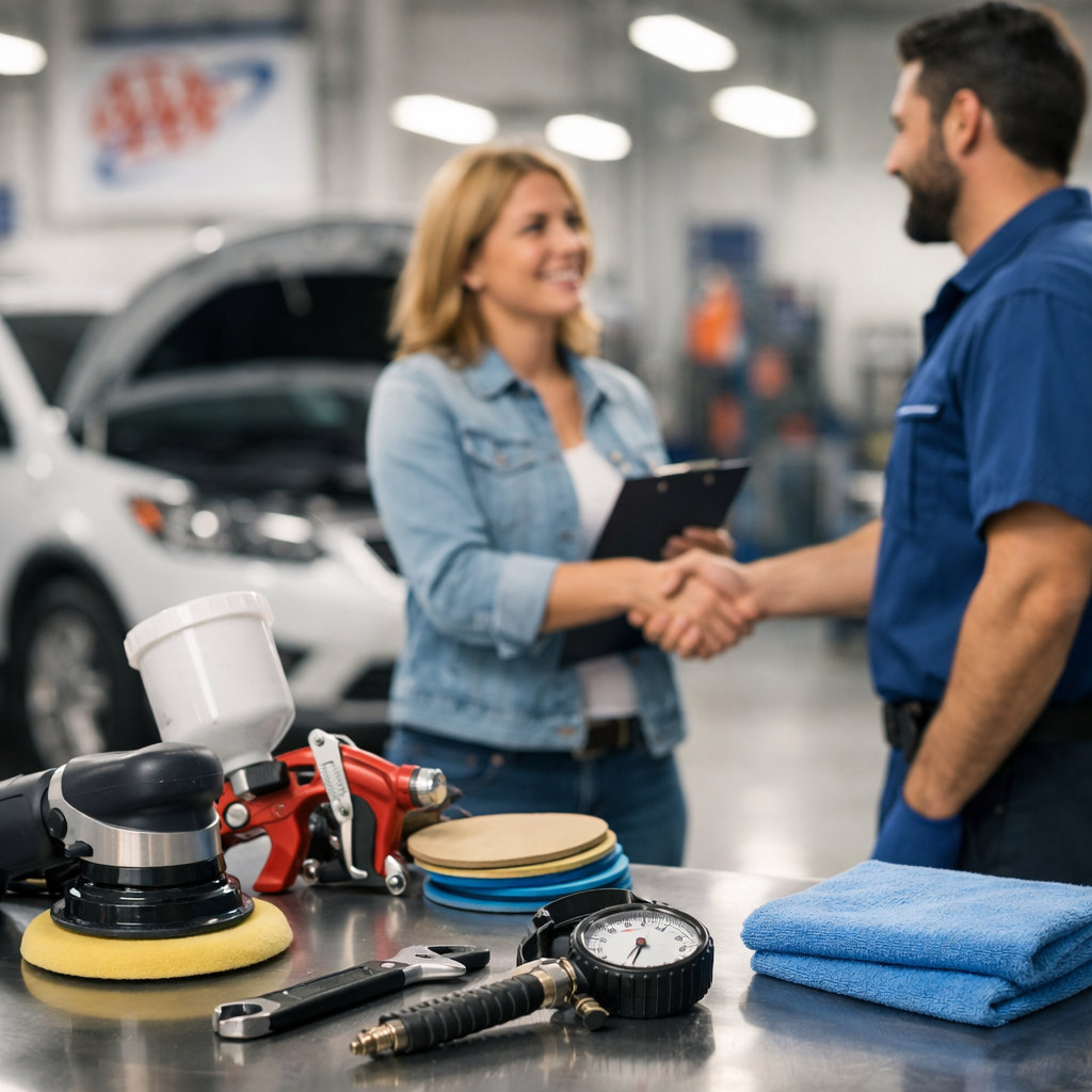 Hudson Collision & Auto Repair Center comprehensive auto services including collision repair, body work, windshield installation, towing and tire services in Bayonne NJ